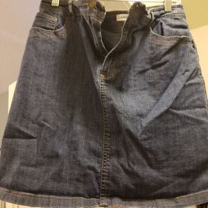 Denim skort